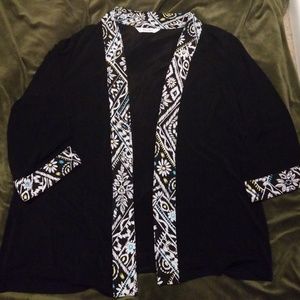 ➕ Black and Floral print Blazer